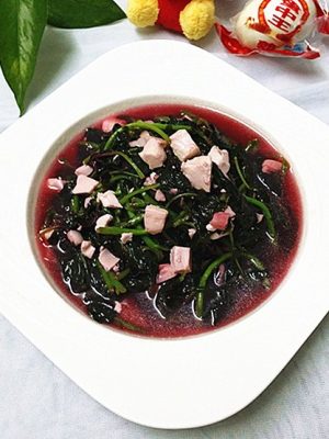上汤红苋菜